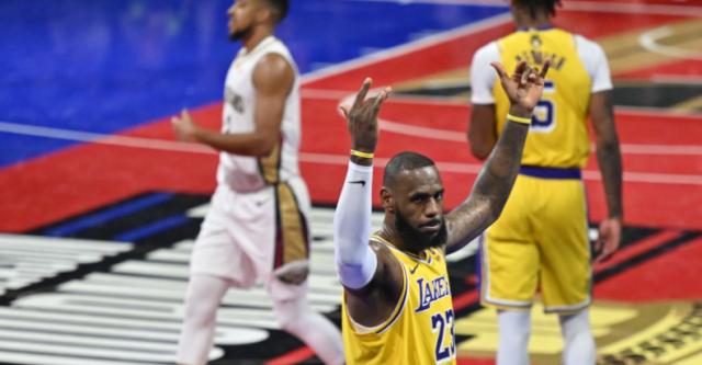 体育社区-剑指冠军！38岁詹皇30+5+8刷爆纪录：给锡安上课